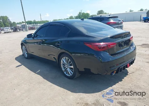 2018 Infiniti Q50 3.0T Luxe z USA, uszkodzony, nr VIN JN1EV7AP5JM366125